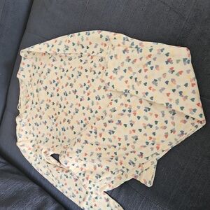 Heart Patterned Girl Pajama Set